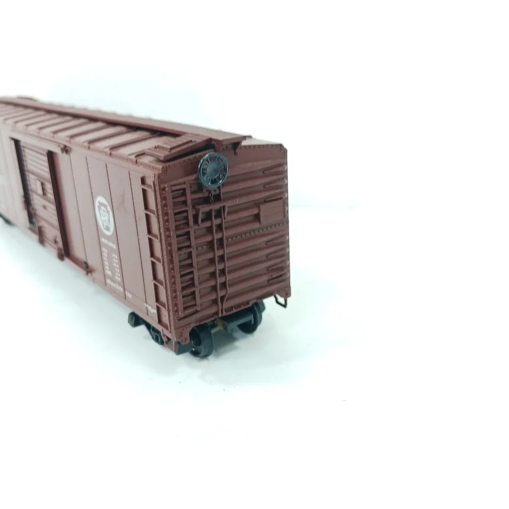 Athearn HO Scale Pennsylvania Railroad 50Ft Sgl Dr Box Car 5059 PRR 118489 Brown